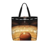 QLDETUPWLX Bolsa de mano reutilizable para mujer, bolsa de comestibles para baloncesto, bolsa de compras, bolsa de hombro para viajes y trabajo