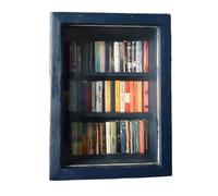 QLECXZI Estanterías Infantiles, Mini estanterías para Libros, Vitrina en | miniatura, librería infantil para niños amantes de los libros. De tamaño pequeño y fácil de transportar. Se puede