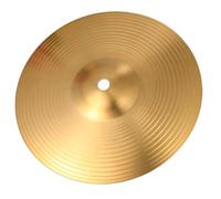 QLECXZI Platillo Crash de Cobre para Jazz Drum. Platillo de aleación de latón de alto rendimiento, diseñado para bateristas principiantes, estudiantes y profesionales. Piezas, Amarillo, 8 pulgadas