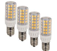 QLEE LED E14 Bombilla Microondas 5W Equivalente 60W Dispositivo Ventilador de techo Costura Secador de pelo Frigor Dispensador Luz de araña Bombilla Base Europea Día 4 unids