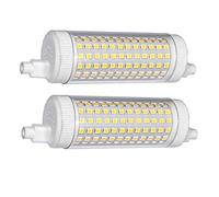 QLEE R7s Luz Led 118mm Regulable Doble Extremo J J118 blanco frío 20w 2500lm Equivalente 200w HalóGeno Tungsteno Lineal Diurna Luz De InundacióN Pasillo Garaje Landscate Lámpara 2PCS