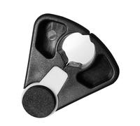 QLEUIFT 1 Soporte para bastón, Color Negro, para Fijar el Andador a la Mesa, 5,2 x 4,7 cm, Soporte de bastón Negro para un bastón o bastón del bastón de Especialista