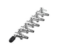 QLEUIFT 1 Uds. Divisor de flujo de aire para acuario, válvula de control de aire para pecera, distribuidor de oxígeno para acuario de acero inoxidable,accesorios para bomba de aire para pecera, 5 vías