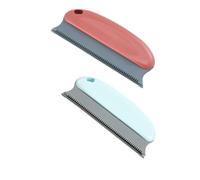 QLEUIFT 2 pcs Quita pelos Mascota transportables Quitapelusas Quita Pelos Gato Quitapelos Perro Cepillo para Gatos removedor de Pelo de Mascotas Limpia Sofas alfombras y Ropa(Quitapelos Dentado)