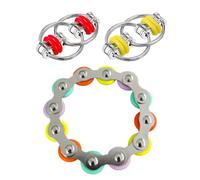 QLEUIFT Juguete de 3 Piezas para aliviar el estrés Juguete de Cadena para aliviar el estrés Juego de Cadena de volteo Infinito para Reducir la tensión y el estrés, para niños con TDAH