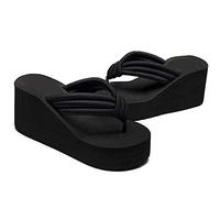 QLIGHA Chanclas Mujer Verano Playa Piscina Comodas Sandalias Goma Caminar Zapatos Flip Flops