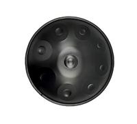 QLIGHA Tambor de Acero, Profesional Major Grande 9 Notas Handpan Drum Handcraft Metal Hand Drum Instrumento de percusión melódica