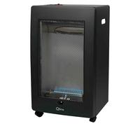 Qlima Estufa de gas llama azul GH 438 B2 (3,8 kW, Negro)