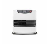 Qlima Estufa de Gasoleo Electrónica SRE 9046C2 - Hasta 54 m² - Depósito 9L - Silenciosa - Blanco y Negro
