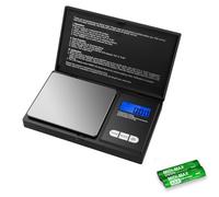 QLK Báscula de Precisión 200 g / 0,01 g, Peso de Gramos, Peso de Cocina, Báscula Digital de Alta Precisión para Joyas y Cocina con Función de Tara