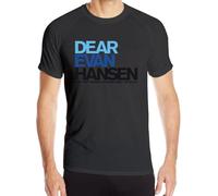 QLKNSC Dear Evan Hansen Sporty Style T-Tshirts Camisetas y Tops Short-Sleeve Athletic Quick-Drying Tees Tops(Small)