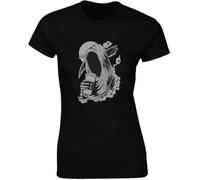 QLKNSC Death Before Decaf Ladies T Tshirts Camisetas y Tops Coffee Lover Design Funny Joke Gift Present(X-Large)