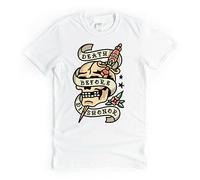 QLKNSC Death Before Dishonor T Tshirts Camisetas y Tops Mens Slogan Graphic Print White Soft Cotton Top White Yellow Black Red Mens Women T Tshirts Camisetas y Tops 100% Cotton(Medium)