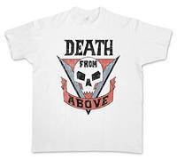 QLKNSC Death from Above White Yellow Black Red Mens Women T Tshirts Camisetas y Tops 100% Cotton Rico's Tattoo Starship Roughnecks Rico Trooper Squad(X-Large)