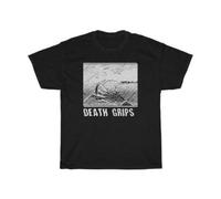 QLKNSC Death Grips Band Talented Album T-Tshirts Camisetas y Tops Funny Black(Medium)