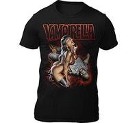 QLKNSC Death is Coming Vampirella -Feed T-Tshirts Camisetas y Tops Male T Tshirts Camisetas y Tops(Small)