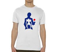 QLKNSC Death Note Light Kira Ryuk Quality Crew Neck Men's T Tshirts Camisetas y Tops White(Medium)