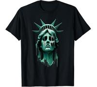 QLKNSC Death of Liberty T-Tshirts Camisetas y Tops Black(X-Large)