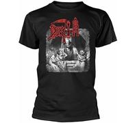 QLKNSC Death 'Scream Bloody Gore Grayscale' (Black) T-Tshirts Camisetas y Tops(Medium)