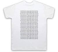 QLKNSC Death to Videodrome All Work and No Play Makes Jack A Dull Boy Slogan Horror Film Mens White Yellow Black Red Mens Women T Tshirts Camisetas y Tops 100% Cotton68583(Large)