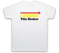 QLKNSC Death to Videodrome Eastbound I Rented This Hooker As Worn by Comedy TV Baseball Mens White Yellow Black Red Mens Women T Tshirts Camisetas y Tops 100% Cotton67510(Large)