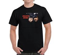 QLKNSC Death Wish Charles Bronson Icon Movie Fan T Tshirts Camisetas y Tops(Large)