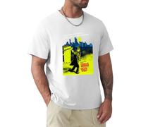 QLKNSC Death Wish Charles Bronson Retro 1970er Jahre Vigilante G200 Weiß Gelb Black Rot Men's T-Tshirts Camisetas y Tops 100% Cotton(Medium)