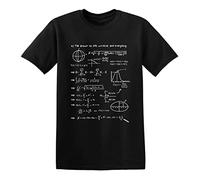 QLKNSC HAIT The Answer to Life Universe and Everything T-Shirt Funny Gift Fathers Day Tshirt Black(Large)