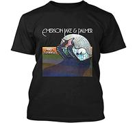 QLKNSC HAITUN Men's Emerson Lake and Palmer Tarkus Black T Shirt Black(XX-Large)