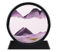 QLKUNLA Arte de arena en movimiento, movimiento líquido, paisaje de arena en 3D, pantalla de movimiento, marco de arena fluido, relajante, escritorio, hogar, oficina, decoración, juguetes de arte