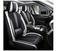 Qlligh para BM-W 3 Series 320d E90 320i E90 Set Cuero Fundas Asientos De Coche Delanteros Y Traseros Juego Completo CojíN De Protectores Fundas De Asiento Cubreasientos Accesorios,C/White