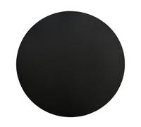 QLLY Escritorio redondo de madera maciza, escritorio de repuesto todo en uno, encimera universal para mesas y estaciones de trabajo, (negro, 80 cm)