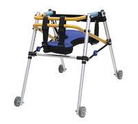 QLMA Andador para Ancianos Plegable Estrecho Ligero Aluminio Altura Regulable Baratos Andador de Infantil Antideslizantes Medical Andador con Frenos y 4 Ruedas Resistente(D)