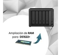 Qloudea Ampliación DS1522+ Ampliación de RAM para Synology DS1522+ | Mejora tu NAS con hasta 32 GB