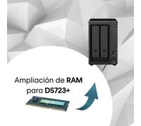 Qloudea Ampliación DS723+ Ampliación RAM para Synology DS723+ - Rinde al máximo nivel