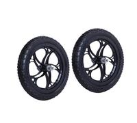 QLoztyse 1 Par de Ruedas de Repuesto para Bicicleta de Equilibrio, Ligeras, para Niños Y Niñas, para Mantenimiento Y Reparación, Ruedas de Entrenamiento No Inf, Rueda de Flor de Ciruela