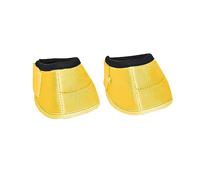 QLoztyse 2 Protectores de Casco para Caballos, Botas de Cuidado, Protección para Cascos, Tela Oxford, Fáciles de, Flexibles Y Resistentes a Los, Amarillo