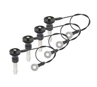 QLoztyse 4 Pasadores de Liberación Rápida con Bloqueo de Bola de Cabeza Redonda, Pulsador, Diámetro 8 Mm, Longitud 20 Mm.