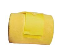 QLoztyse 4 Piezas de Vendas para Patas de Caballo, Vendas de Vellón Grueso, Vendas de Protección para Patas, Protectores de Patas para Ganado de Carreras, Amarillo