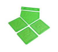 QLoztyse 5 Piezas Juego de Béisbol Bases Softbol con Placa y Goma de Pitching Material TPE Portátil Adecuado para Niños Adultos Práctica Exterior, Glow in The Dark