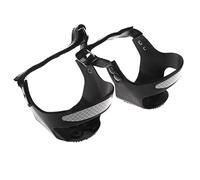 QLoztyse Agarres Antideslizantes para Crampones de Hielo Y Nieve, Se Fijan Fácilmente sobre El Calzado/Bota, Son Antideslizantes Y Reflectantes, 5 Dientes XL