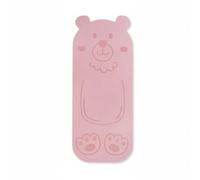 QLoztyse Alfombra Infantil para Danza Coordinación Gimnasia con Material Elastómero Diseño Amortiguador Textura Segura Adecuada para Uso Diario y Desarrollo Psicomotor en el Hogar, Rosa, Oso