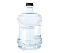 QLoztyse Barril de Agua Redondo de Gran Capacidad con Tapa de Rosca, Contenedor de Agua, Dispensador de Agua, Botella de Agua para Máquina de Té, Accesorios Pa, 5L Claro