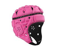 QLoztyse Casco de Rugby para Niños, Gorro de Scrum con Acolchado Suave, Protección para La Cabeza de Rugby, Equipamiento de, Gorro de Entrenamiento, Rosa