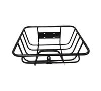 QLoztyse Cesta Delantera para Bicicleta, Cesta para Cuadro de Bicicleta, Cesta Metálica para Bicicleta, Cesta de Carga, Accesorio de Ciclismo, Cesta de Repuest, L