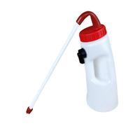 QLoztyse Comedero para Terneros con Asa para Animales de Granja, Equipo Agrícola, Biberón, Biberón para Ganado, Corderos, Toros Y Vacas, 2.5l