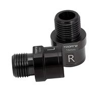 QLoztyse Extensiones de Pedal de 9/16" para Pedales de Bicicleta de Montaña con Rodamientos Extensibles, Negro 16mm