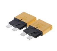 QLoztyse Fusibles Tipo Pequeños 28V 5A-30A Disyuntor Manual para Coche, Camión Y Barco, Beige 20A