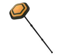 QLoztyse Golf Bolsa Soporte Eje Telescópico Accesorio Sostenedor Ligero Resistente Protección Reemplazable de Aluminio Goma Diseño Anticolapso Adecuado para, Poste Negro Tapa Naranja