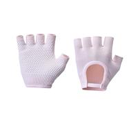 QLoztyse Guantes Deportivos Guantes de Entrenamiento Guantes Dedos Medios Guantes Antideslizantes Transpirables Diseño Ergonómico Cómodos y Adecuados para, Rosa, universal